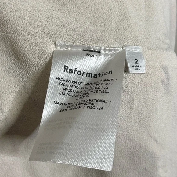 Reformation Kourtney Dress in Frolic 2 - Picture 8 of 8